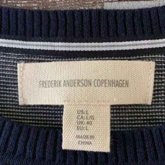 Frederik Anderson Copenhagen Men's‎ Sweater Size L - Picture 6 of 7